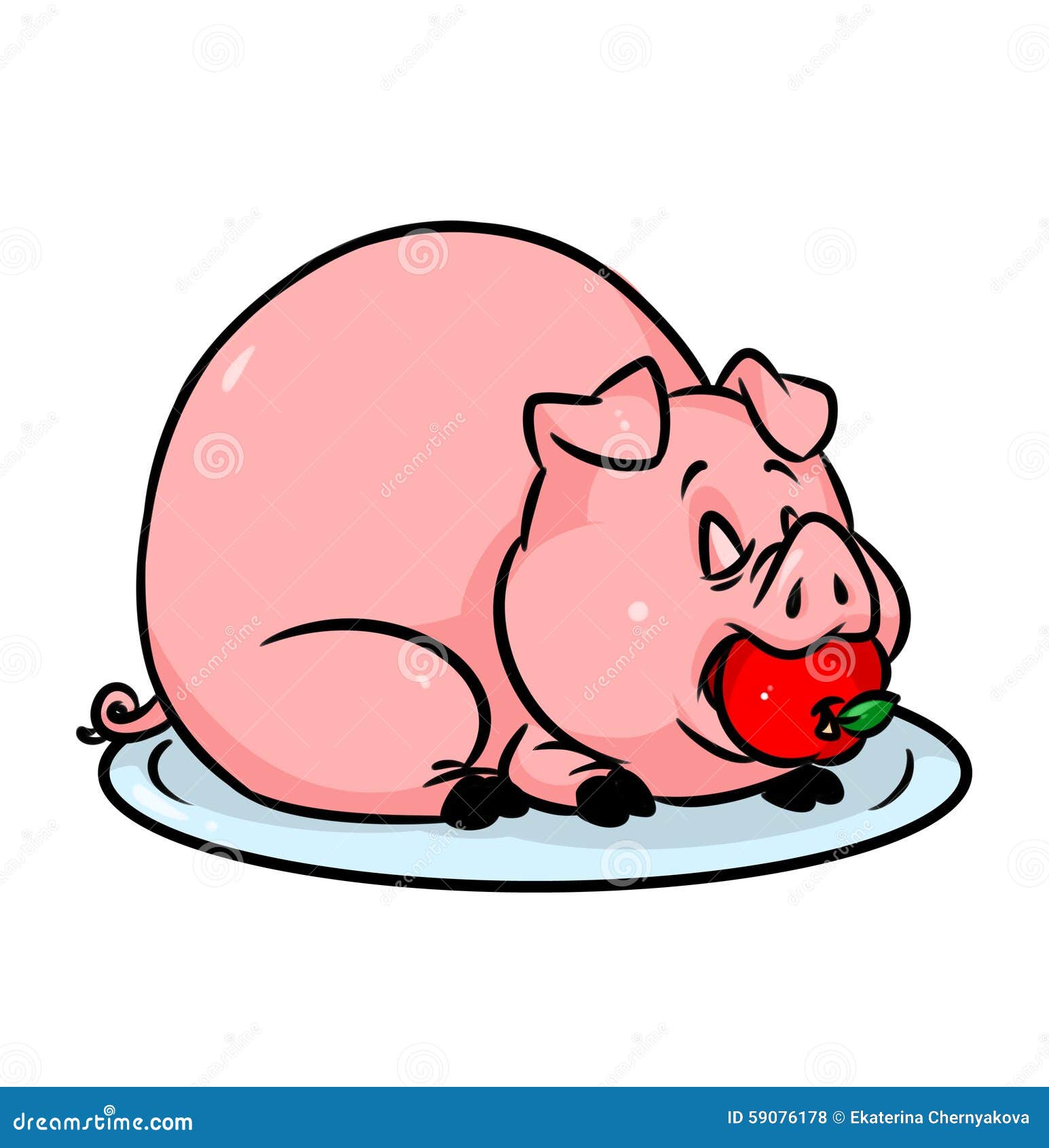 pig-apple-tray-cooking-cartoon-illustration-59076178.jpg