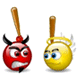 angel-smiley-fighting-with-devil1.gif
